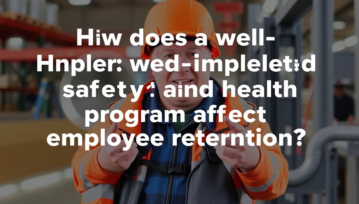 how does a well-implemented safety and health program affect employee retention