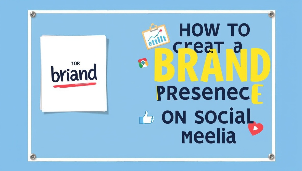how to create a brand presence on social media