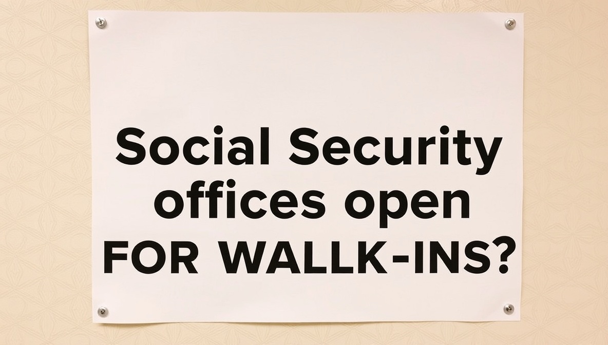 when will social security offices open for walk-ins